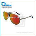 Metal Sunglasses With Colourful Mirror Lens Sunglasses Metal
